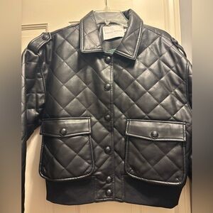 Rebecca Minkoff quilted bomber jacket